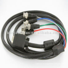 1.8M Single M / M Extension Video VGA BNC Cable pour HDTV